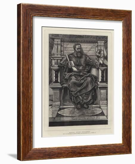 Michael Angelo Buonarroti-Sir Edward John Poynter-Framed Giclee Print