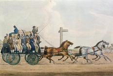 Arriving at the End of a Stage, Engraved by J. Harris, 1856-Michael Angelo Hayes-Laminated Giclee Print