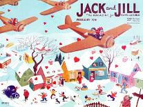 Valentines Flyers - Jack & Jill-Michael Berry-Framed Stretched Canvas