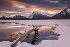 Mountain Lodge at Dusk-Michael Blanchette Photography-Giclee Print