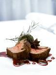 Beef Fillet with Kale and Port Jus-Michael Boyny-Photographic Print