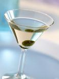 Martini Dry Cocktail (Drink with Gin, Vermouth Dry & Olive)-Michael Brauner-Stretched Canvas