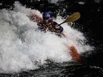 Kayaker in Whitewater, USA-Michael Brown-Photographic Print