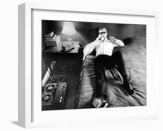 Michael Caine Chilling-Associated Newspapers-Framed Photo