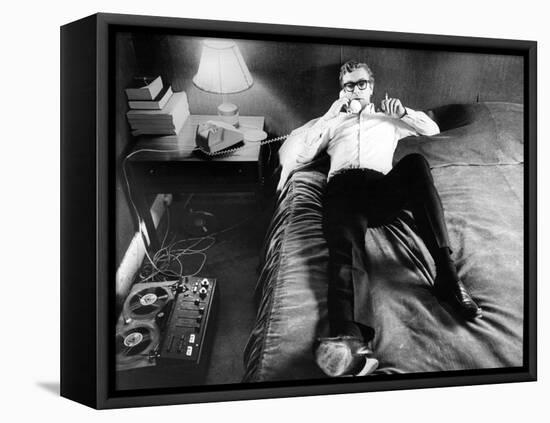 Michael Caine Chilling-Associated Newspapers-Framed Stretched Canvas