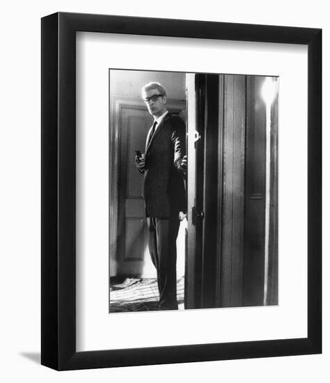 Michael Caine, The Ipcress File (1965)-null-Framed Photo