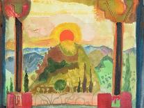 Sundown over Abruzzi, C.1980-89-Michael Chase-Giclee Print