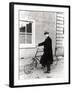 Michael Collins (1870-1922) with His Famous Bicycle-Irish Photographer-Framed Photographic Print