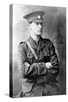 Michael Collins (1890-1922) in the Uniform of the Irish Republican Army, c.1916-Irish Photographer-Stretched Canvas