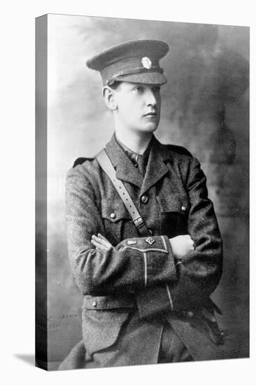 Michael Collins (1890-1922) in the Uniform of the Irish Republican Army, c.1916-Irish Photographer-Stretched Canvas