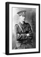 Michael Collins (1890-1922) in the Uniform of the Irish Republican Army, c.1916-Irish Photographer-Framed Photographic Print