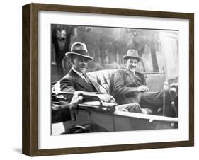 Michael Collins (1890-1922) with Emmet Dalton During the Treaty Discussions in London, 1921-English Photographer-Framed Photographic Print