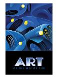 Art of the Motor Car I-Michael Crampton-Stretched Canvas