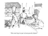 "Ever eat a bird?" - New Yorker Cartoon-Michael Crawford-Premium Giclee Print
