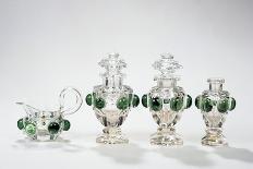 Tea Service Partially Engraved and Covered with Green Glass-Michael Dahl-Giclee Print