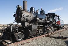 Old Steam Locomotive, Gold Hill Train Station, Virginia City, Nevada, USA-Michael DeFreitas-Photographic Print