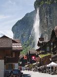 Staubbach Falls in Lauterbrunnen, Jungfrau Region, Switzerland, Europe-Michael DeFreitas-Photographic Print