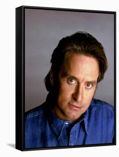 MICHAEL DOUGLAS (photo)-null-Framed Stretched Canvas