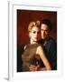 MICHAEL DOUGLAS; SHARON STONE. "Basic Instinct" [1992], directed by PAUL VERHOEVEN.-null-Framed Photographic Print