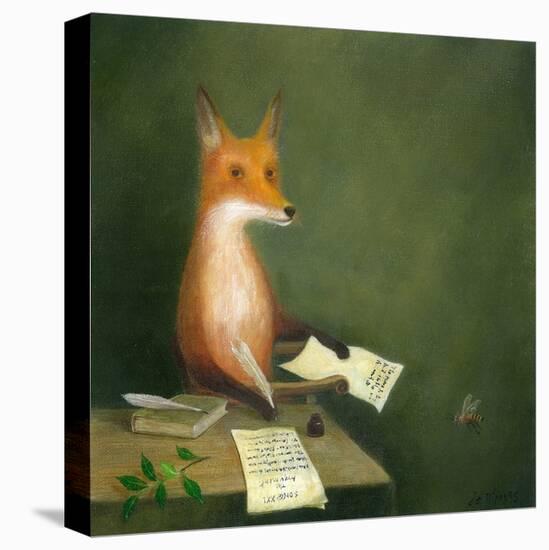 Michael Drayton Writing Poly-Olbion-DD McInnes-Stretched Canvas