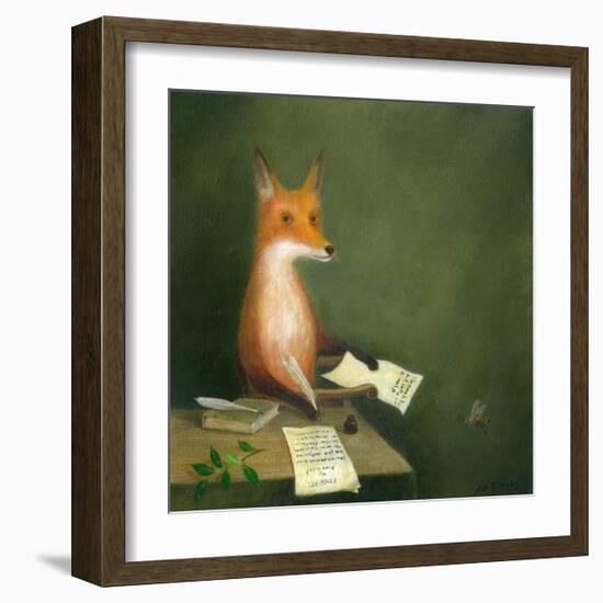 Michael Drayton Writing Poly-Olbion-DD McInnes-Framed Art Print