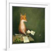 Michael Drayton Writing Poly-Olbion-DD McInnes-Framed Art Print