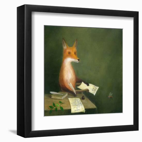 Michael Drayton Writing Poly-Olbion-DD McInnes-Framed Art Print