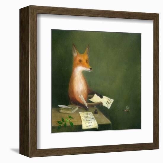 Michael Drayton Writing Poly-Olbion-DD McInnes-Framed Art Print