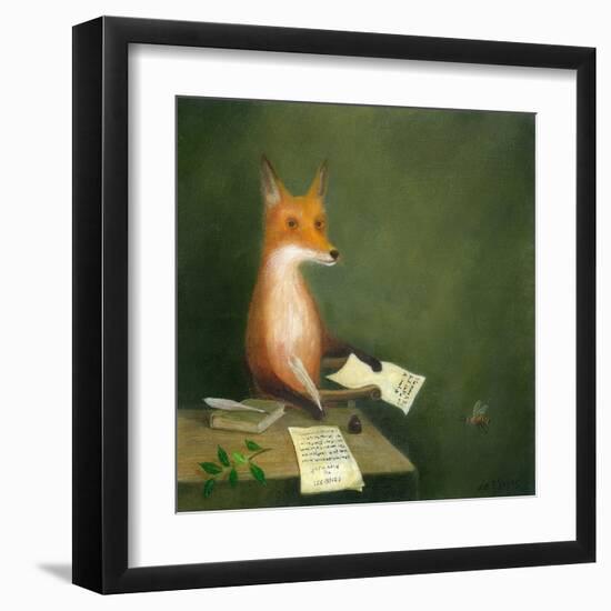 Michael Drayton Writing Poly-Olbion-DD McInnes-Framed Art Print