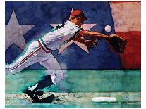 Olympic Baseball-Michael Dudash-Mounted Art Print