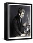 Michael Faraday, British chemist and physicist, c1845-J Cook-Framed Stretched Canvas