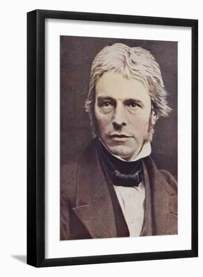 Michael Faraday, English Physicist and Chemist-null-Framed Photographic Print