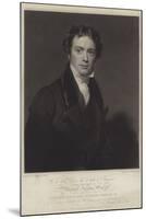 Michael Faraday, English Physicist and Chemist-null-Mounted Premium Photographic Print