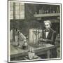 Michael Faraday, English Scientist Establishing the Fundamental Law of Electrolysis-null-Mounted Art Print