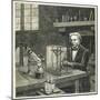 Michael Faraday, English Scientist Establishing the Fundamental Law of Electrolysis-null-Mounted Art Print