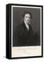 Michael Faraday English Scientist with Signature-J. Cochran-Framed Stretched Canvas