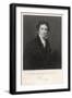 Michael Faraday English Scientist with Signature-J. Cochran-Framed Art Print