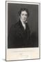 Michael Faraday English Scientist with Signature-J. Cochran-Mounted Art Print