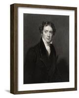 Michael Faraday, Engraved by J. Cochran, from 'National Portrait Gallery, Volume V', Published…-Henry William Pickersgill-Framed Giclee Print