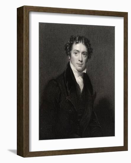 Michael Faraday, Engraved by J. Cochran, from 'National Portrait Gallery, Volume V', Published…-Henry William Pickersgill-Framed Giclee Print