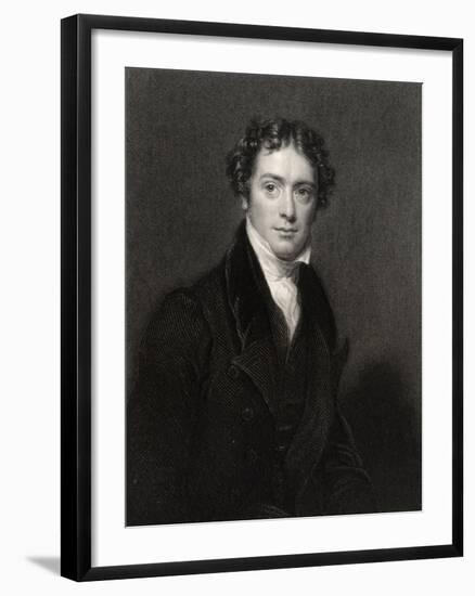 Michael Faraday, Engraved by J. Cochran, from 'National Portrait Gallery, Volume V', Published…-Henry William Pickersgill-Framed Giclee Print