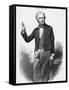 Michael Faraday Scientist Shown Giving a Demonstration-null-Framed Stretched Canvas