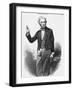 Michael Faraday Scientist Shown Giving a Demonstration-null-Framed Photographic Print