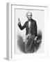 Michael Faraday Scientist Shown Giving a Demonstration-null-Framed Photographic Print