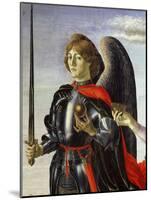 Michael, from Tobias and the Three Archangels (Detail)-Francesco Botticini-Mounted Giclee Print