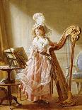 An Elegant Woman Dresses-Michel Garnier-Giclee Print