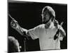 Michael Garrick Conducting an Orchestra at Berkhamsted Civic Centre, 1985-Denis Williams-Mounted Photographic Print