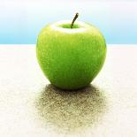 Green Granny Smith Apple-Michael Haegele-Stretched Canvas