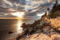 Bass Harbor Lighthouse-Michael Hudson-Framed Art Print