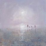 Beachside Stroll-Michael J^ Sanders-Stretched Canvas